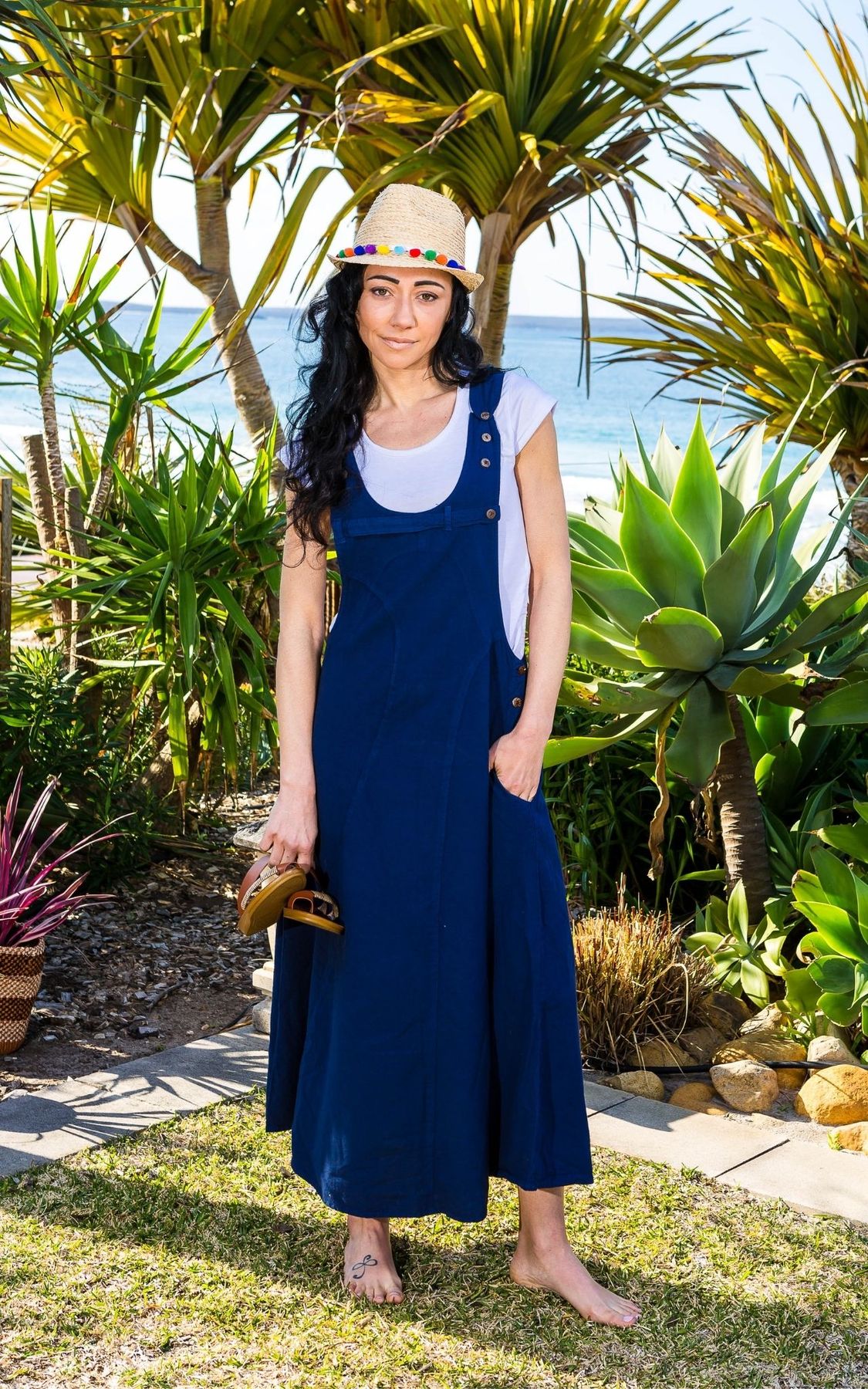 Surya Dungaree dress